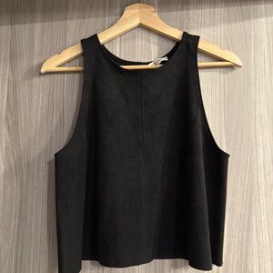 Wilfred Black Sleeveless Crop Top